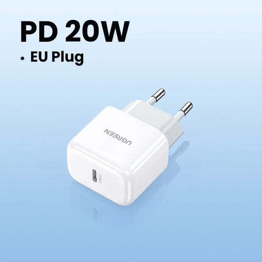 UGREEN USB Type C Charger 20W PD Fast Charger for iPhone 14 13 12 Quick Charge 4.0 30 Phone Charger for Xiaomi Huawei PD Charger Mini EU 20W CHINA