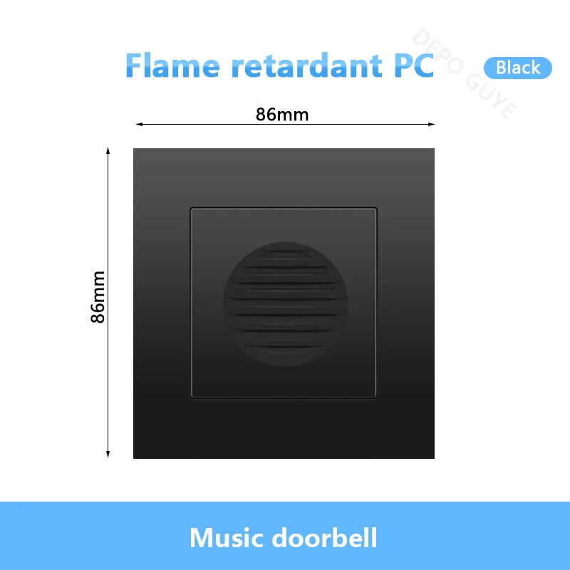 Universal Black USB Type-C 18W Smart Fast Charging Socket Double 5-pin Power Plug,UK  Electrical Internationa Wall Light Switch