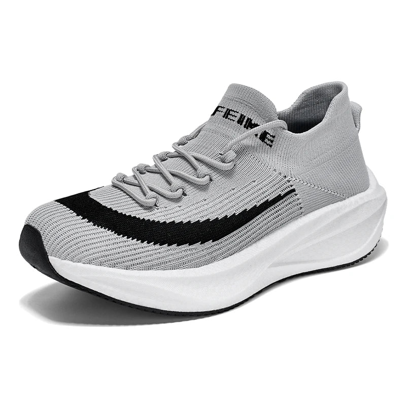 Mens Running Shoes 2025 New Breathe Mesh Lightweight Cushioning Daily Fitness Sneakers Outdoor Flat Mesh Tennis Shoes for Men