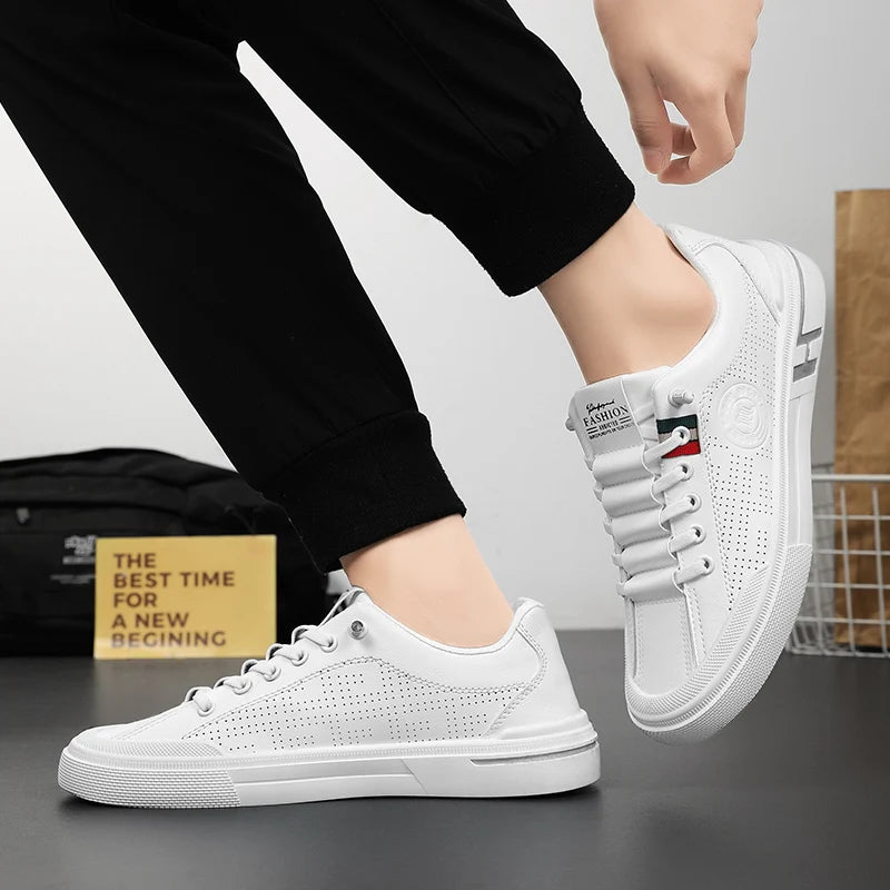 Casual trendy shoes men four seasons breathable outdoor sports shoes student running shoes slow walking shoes Platform Sneaker