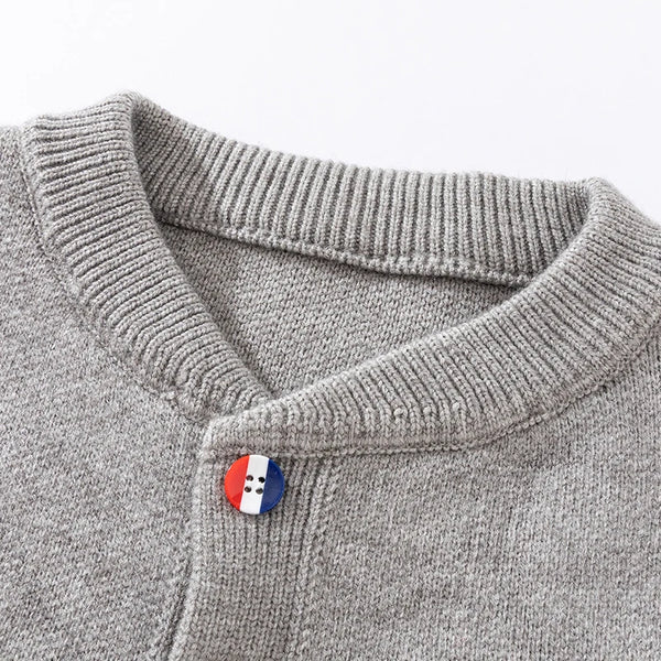New Autumn Winter Men Long-Sleeved Knitted Shirt Jacket Single-Breasted Quality Cardigan Casual Fashion Comfort Men's Clothing