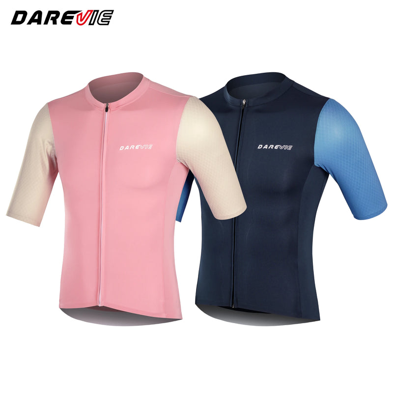 អាវយឺតជិះកង់ DAREVIE សម្រាប់បុរស ធន់នឹងការរអិល ស្ងួតរហ័ស ទន់ស្រាល ធន់នឹងការរអិល