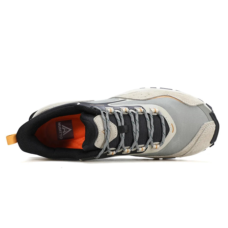 HUMTTO Trail Running Shoes Luxury Designer Tenis Sneakers Man Casual Sneaker for Men Breathable Outdoor Black Men's Sports Shoes