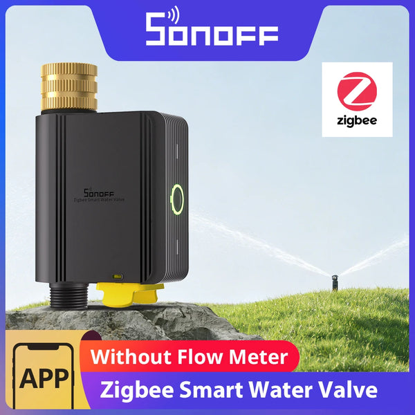 SONOFF SWV-ZNE/ZNU Hydro ONE Lite Zigbee Smart Water Valve Without Flow Meter Brass Water Inlet Works with Apple Home