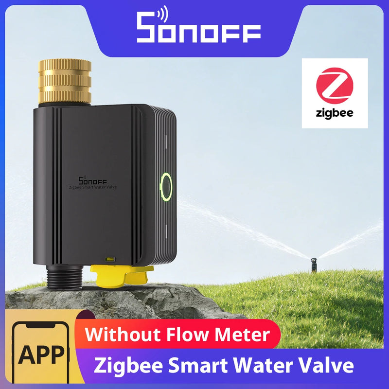 SONOFF SWV-ZNE/ZNU Hydro ONE Lite Zigbee Smart Water Valve Without Flow Meter Brass Water Inlet Works with Apple Home