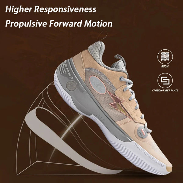 ស្បែកជើងបាល់បោះអាជីព Li-Ning WAY OF WADE 10 LOW សម្រាប់បុរស ធ្វើពីកាបូន ទ្រទ្រង់ខ្នើយ LiNing WOW 10 Sneakers ABAS083
