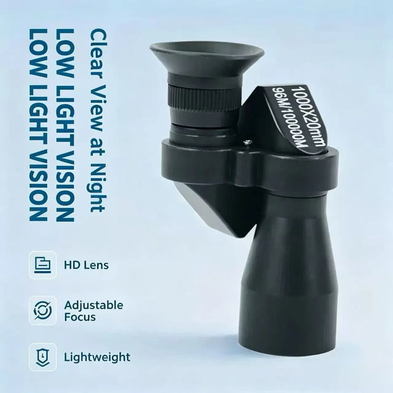 Mini Portable High-Power Monocular Telescope Corner Binoculars with Low-Light Night Vision High-Definition for Outdoor Observati