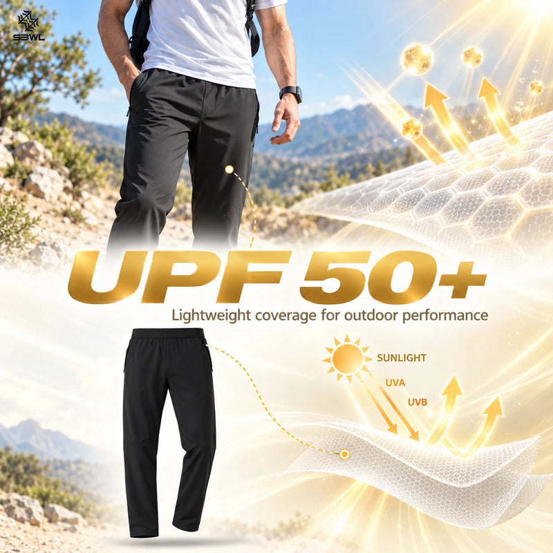 SBWL Men's High-Quality Outdoor Sports Pants for Cycling Climbing Hiking - Casual Autumn Winter Daily Simple Style
