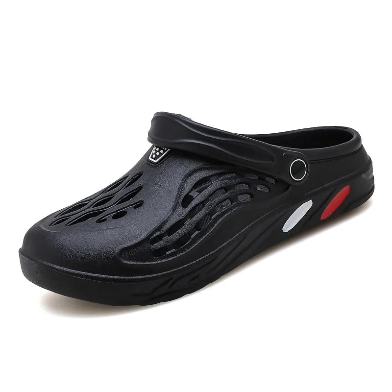 Couple���s Summer new casual slippers Outdoor Hole Shoes Fashion Casual Men Women Breathable Non slip Light Comfort Beach Sandals