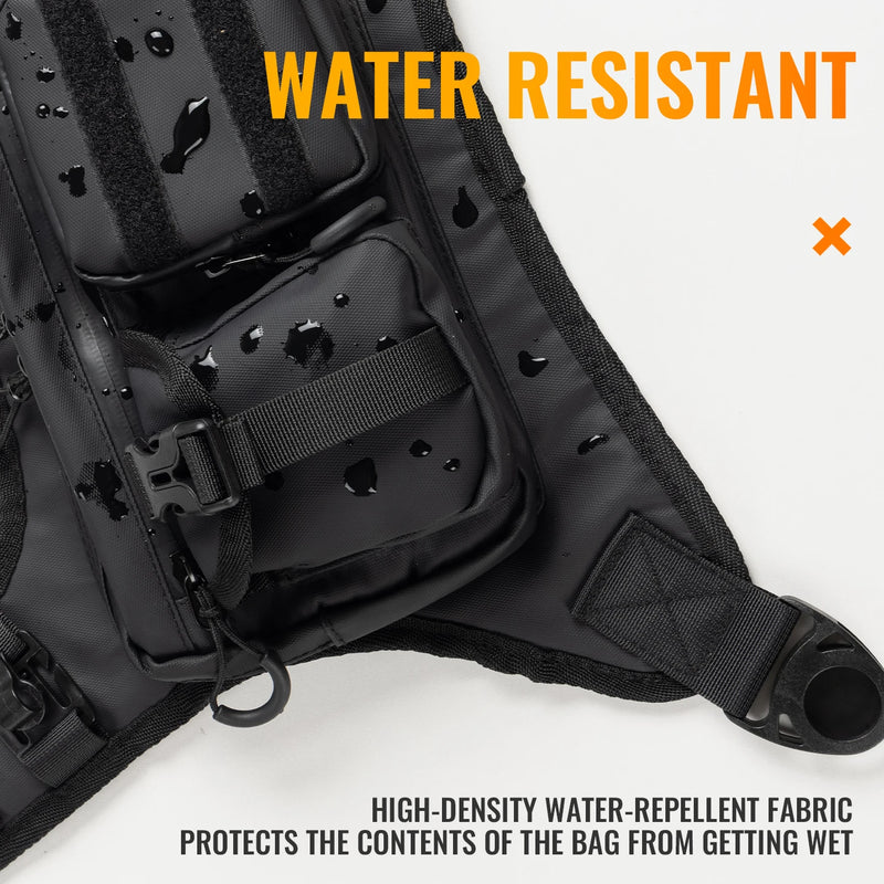 WRELS Hydration Vest Water Resistant Breathable Lightweight Hydration Backpack Trail Running Hiking Cycling Marathon Vest