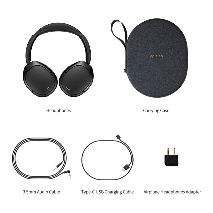 Edifier WH950NB Active Noise Cancelling Wireless Headphones Bluetooth 5.3 Headset,Hi-Res Wireless,55hrs Playback,4 Microphones