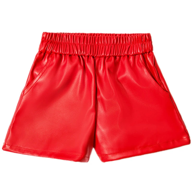 2026 New Women's PU Mini Shorts, Medium Stretch Leather Shorts,Orange White Gray Blue Green Available, Asian Size S M L XL