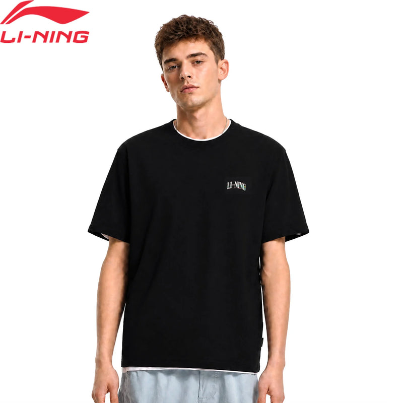 អាវយឺតបុរស Li-Ning ស្ទីលកីឡា LN COOL អាវយឺតដៃខ្លី LiNing ស្រួលពាក់ AHSW275