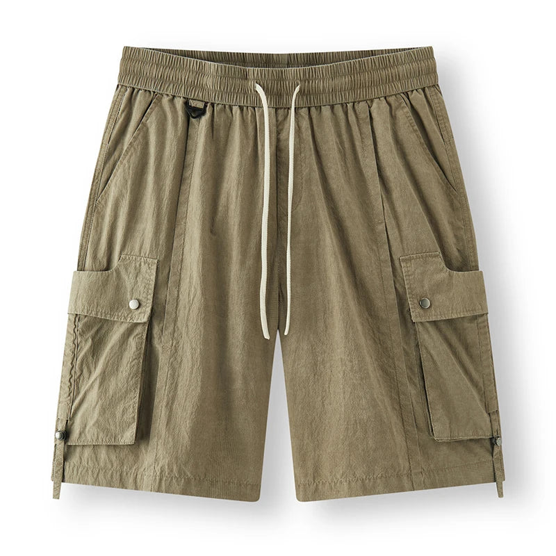 Semir Mens Shorts 2026 Retro Outdoor Workwear Extra Loose Knee Length Casual Trendy Streetwear Soft