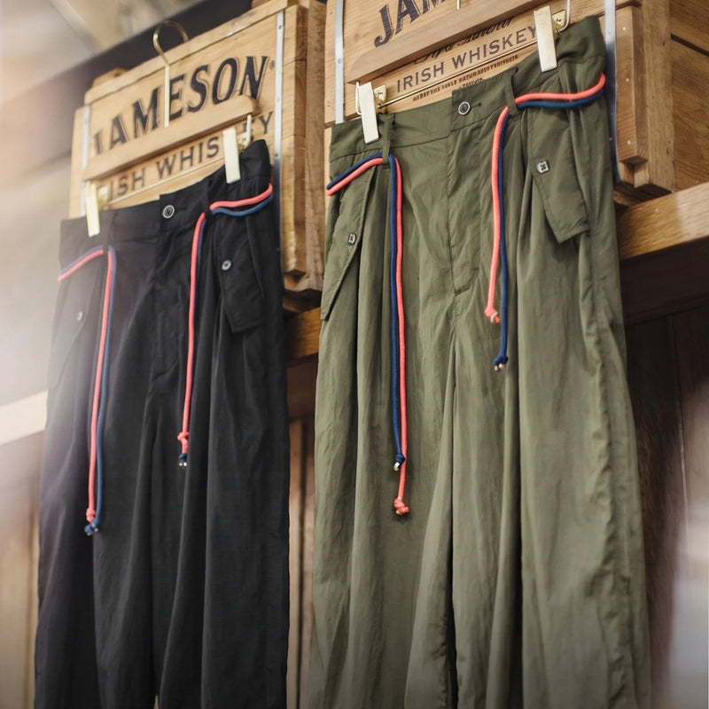 ខោ MADEN សម្រាប់បុរស ខោ Paratrooper Cargo ខោសម្រាប់បុរស Mountain Gorpcore ទម្ងន់ស្រាល Taslon ជើងត្រង់ Utility Tech ខោសម្រាប់បុរសសម្រាប់ពាក់ក្រៅផ្ទះ រដូវស្លឹកឈើជ្រុះ