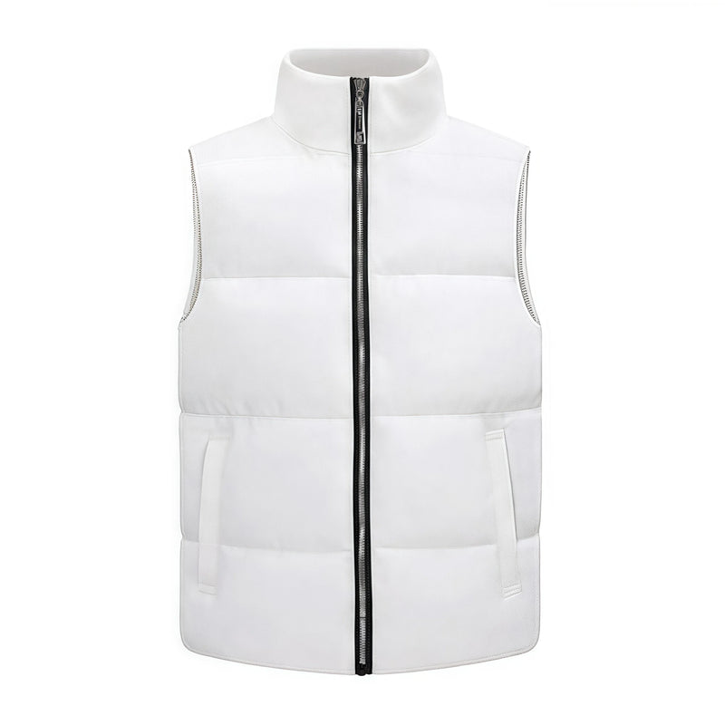 Autumn and Winter outdoor jackets Thickened down vest for warm couple unisex large-sized vest, fashionable and versatile vest