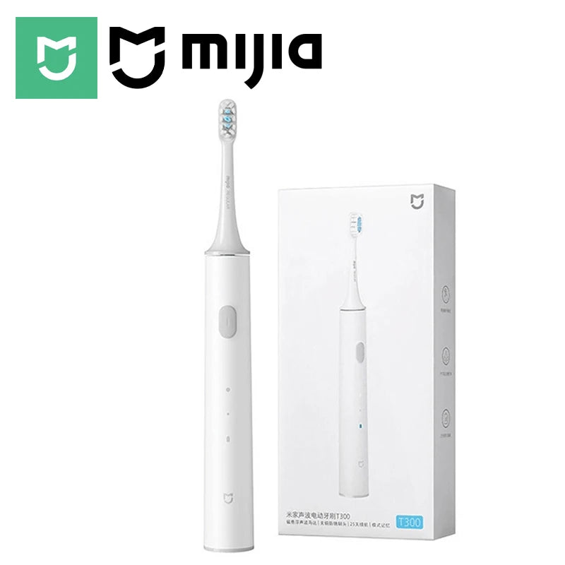 ច្រាសដុសធ្មេញអគ្គិសនី MIJIA Sonic T300 សាកម្តងសម្រាប់រយៈពេល 25 ថ្ងៃ មាន 2 របៀប ច្រាសដុសធ្មេញអាចសាកបានធន់នឹងទឹក IPX7 ធ្វើឱ្យធ្មេញស