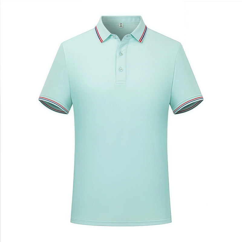 Customizable antibacterial high-end casual business comfortable Polo shirt collar T-shirt company Logo printed  staff team unifo