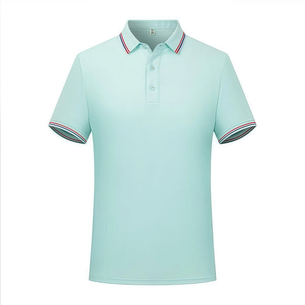 Antibacterial high-end casual business 210g Polo shirt, collar T-shirt, company Logo printed, sales staff uniform, customizable