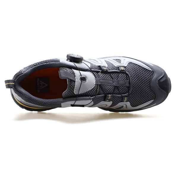 HUMTTO Lightweight Hiking Shoes for Men Breathable Outdoor Men's Sports Shoe Shock-absorbing Trekking Boots Anti Slip Sneakers