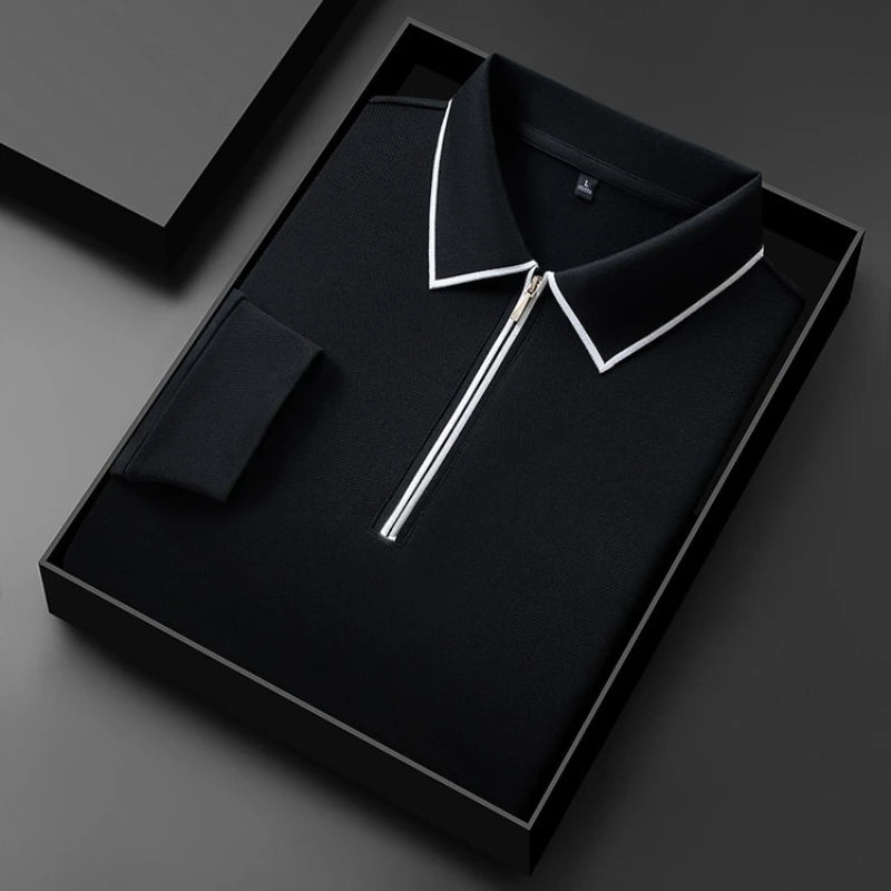 Polo Shirt: New Material and Technology for Ultimate Comfort and Quick-Drying Performance Men's Long-sleeve T-shirt