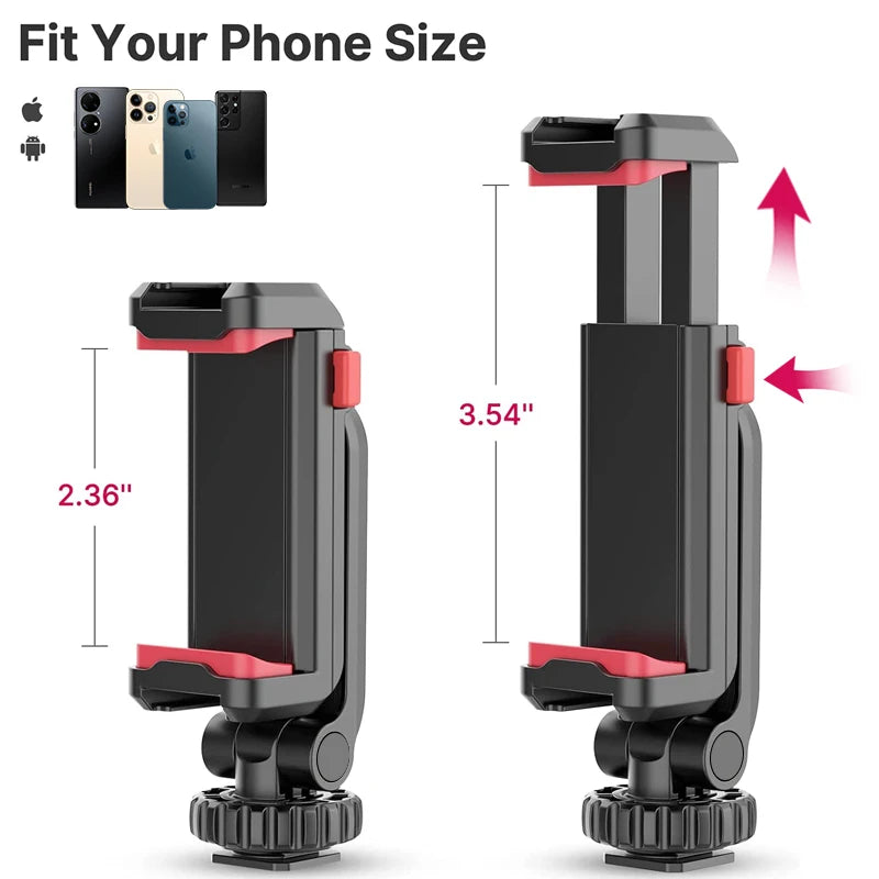 ជើងទ្រទូរស័ព្ទថតបញ្ឈរ Ulanzi ST-06S សម្រាប់កាមេរ៉ា DSLR ម៉ូនីទ័រ ម៉ោនជើងកាមេរ៉ា ក្ដាប់សម្រាប់ថតវីដេអូប្លុកស្មាតហ្វូន