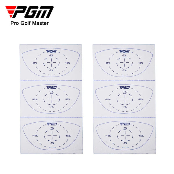 Golf Club Scoring Paper Wood 6 Stickers+iron 6 Stickers To Obtain The Strike Point and Strike Tendency ZP033