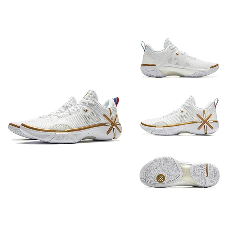 ស្បែកជើងបាល់បោះបុរស Li-Ning WADE SHADOW 6V2 នៅលើទីលាន BOOM Cushion ស្បែកជើងកីឡាដែលអាចពាក់បាន ស្បែកជើងប៉ាតា LiNing Stable Support Sneakers ABPV021