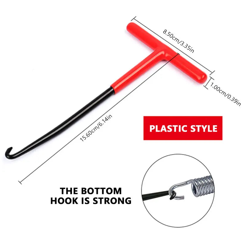 SEAMETAL T Shaped Handle Exhaust Pipe Spring Hook Car Motorcycle Exhaust Spring Puller Installer Hooks Spring Removal Tools