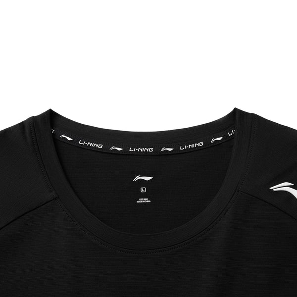 អាវយឺតហ្វឹកហាត់បុរស Li-Ning LN ធន់នឹងបាក់តេរី ទំហំសមល្មម ផលិតពីក្រណាត់ Polyester 86% 14% Elastane អាវក្រណាត់ Lining ស្រួលពាក់ ATSV395