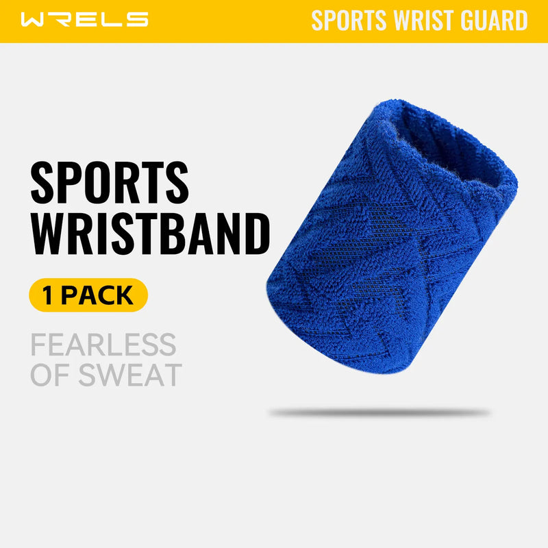 WRELS Wristband Absorbent Sweatband Moisture Wicking Wrist Band Quick Dry Men Women Tennis Running Basketball Gym Wrist Wrap