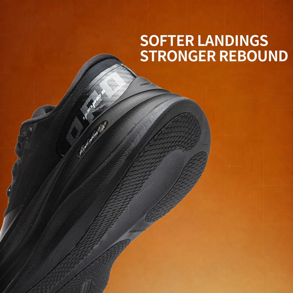 ស្បែកជើងរត់បុរស Li-Ning YUEYING 6 PRO Optimized Cushion ជាមួយប្រអប់ម្រាមជើងធំទូលាយ SUPER BOOM ស្បែកជើងប៉ាតាស្រាលឆ្លុះបញ្ចាំង LiNing ARHW015