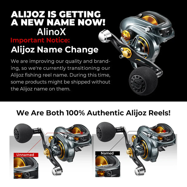 Piscifun Alijoz Alinox 300 Baitcasting Reel 15KG Max Drag 9Bearings Aluminum Frame Freshwater Saltwater Fishing Reel Low Profile