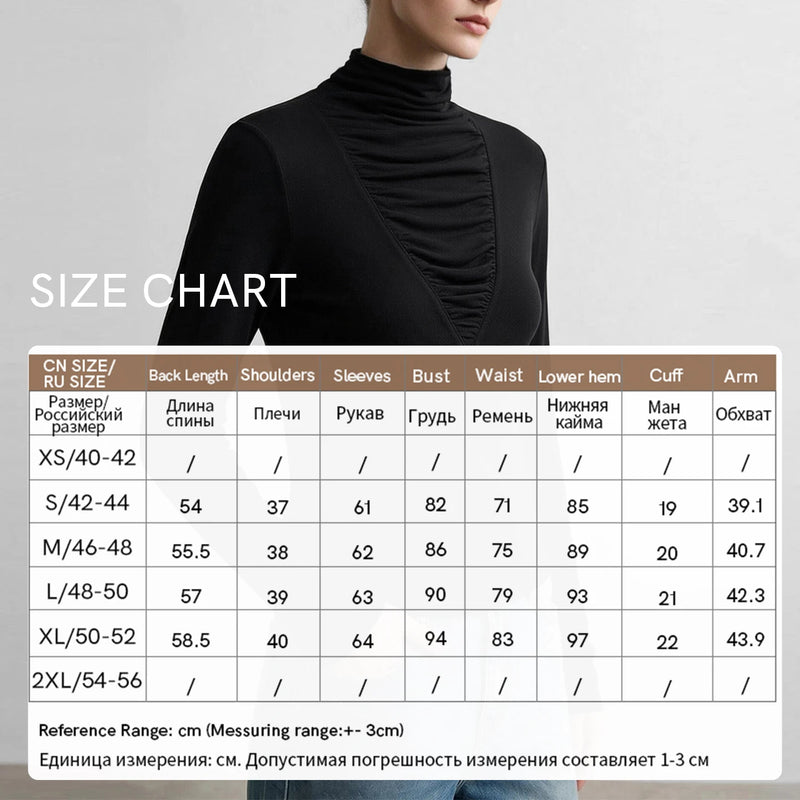 អាវយឺតដៃវែង Amii Pile Collar Slim Fit Elegant Comter Minimalist Versatile Winter 2026 Tops សម្រាប់ស្ត្រី 12644048