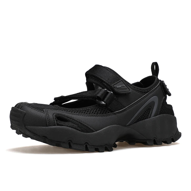 HUMTTO Beach Outdoor Sandals for Women Breathable Designer Summer Flat Sports Wading Shoes Woman Quick Drying Trekking Sandals