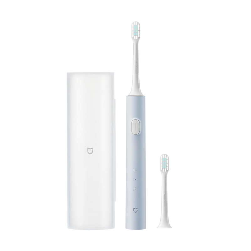 MIJIA T200/T200C Sonic Electric Toothbrush,USB‑C 25 Day Battery,IPX7 Waterproof,2 Mode,2 Brush Heads,Whitening Toothbrush