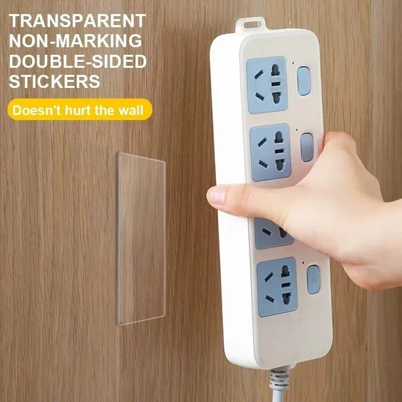 Double-Sided Adhesive Tape Transparent Strong Nail-Free Thickened Nano Tape No Punching Seamless for Home Use