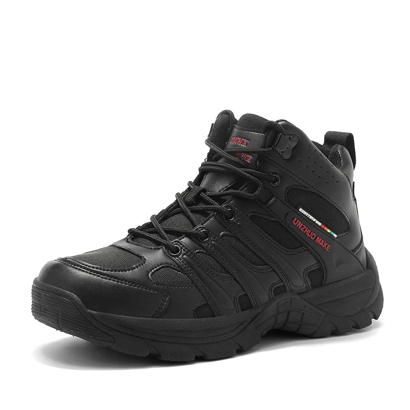 Men's tactics training boots four seasons new non-slip waterproof outdoor boots wild jungle hiking sneakers boots climbing boot