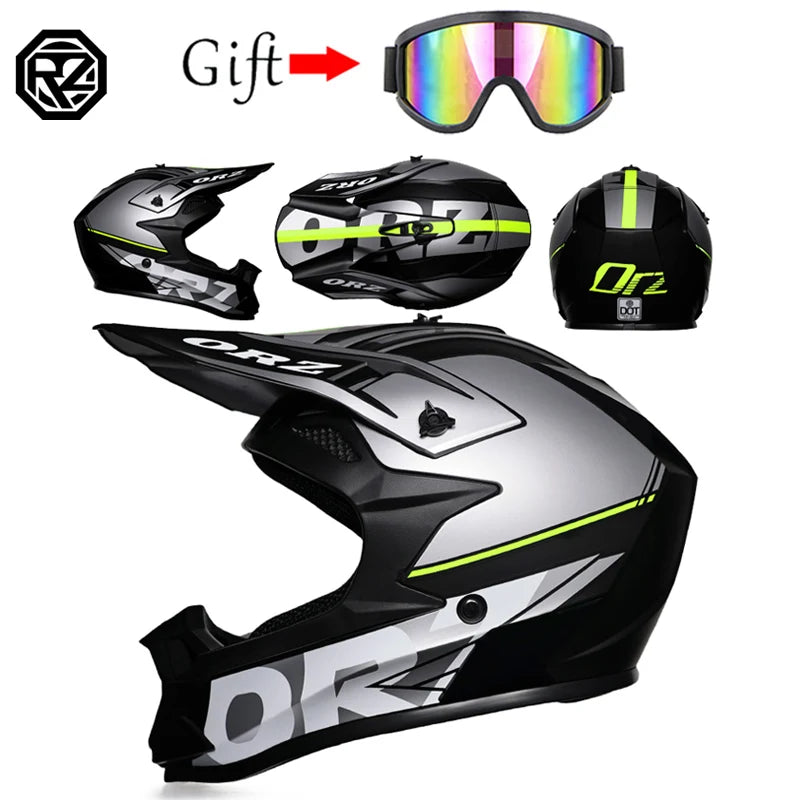 Professional Racing Motocross Helmet Off Road Helmet Motorcycle Off-Road Cartoon Childrenr ATV Motorcycle MTB Helmet
