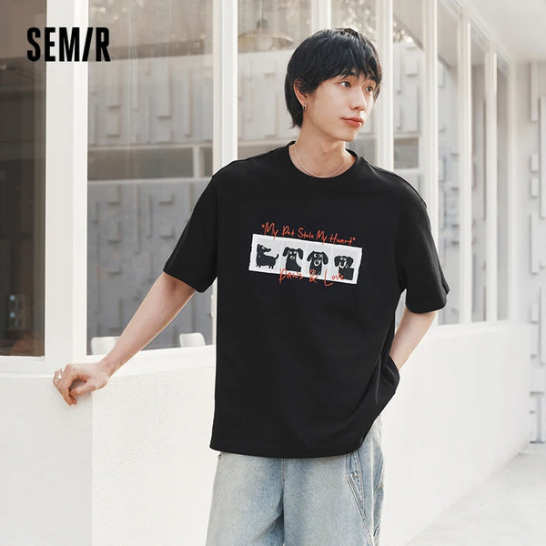 អាវយឺតបុរស Semir ឆ្នាំ ២០២៦ លំនាំប៉ាក់បែប Vintage ដ៏ស្រស់ស្អាត កមូល ទន់ ស្រួលពាក់