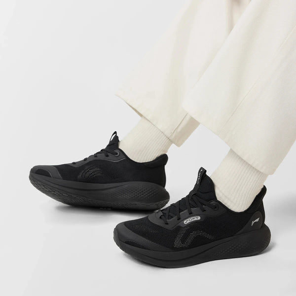 ស្បែកជើងបុរស Li-Ning SOFT GO 3 V2 របៀបរស់នៅ COMFOAM មានខ្យល់ចេញចូលបាន ឆ្លុះពន្លឺ ទាន់សម័យ ស្បែកជើងធម្មតា LiNing ស្បែកជើងដើរប្រចាំថ្ងៃ AGLW027