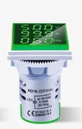 TOMZN AC 60-500V 1-100A LED Digital Voltmeter Ammeter Hertz HZ Signal Lights 220V Voltage Current Meter Volt Amp Tester Detector