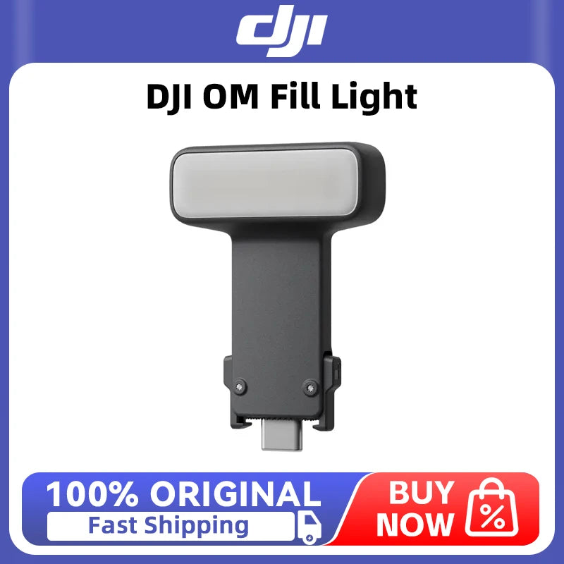 DJI OM Fill Light Mounts via USB-C Compatible with DJI Osmo Mobile 8 Original Accessories in Stock