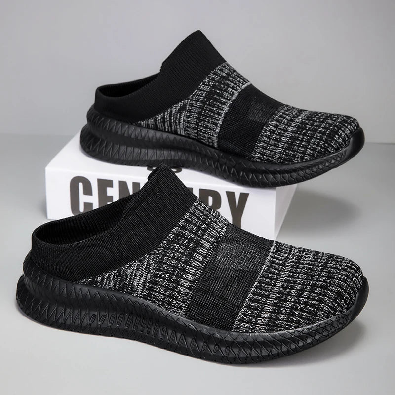 Unisex Walking Shoes New Anti Slip Shock-absorbing Sports Shoes Lightweight Breathable Casual Mesh Slippers for Men Women
