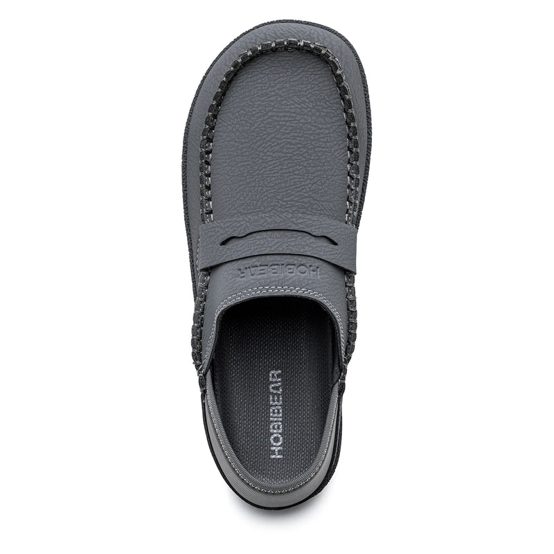 HOBIBEAR Women's Wide Width Barefoot Loafers Slip-On Lightweight Comfortable Faux Leather Casual Flats