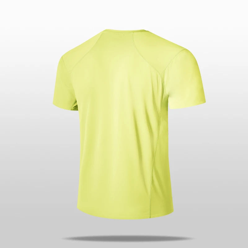 SBWL 2026 Harajuku Summer High-Quality Men's Outdoor Leisure Sports Quick-Drying T-Shirt Running Short Sleeve Tops