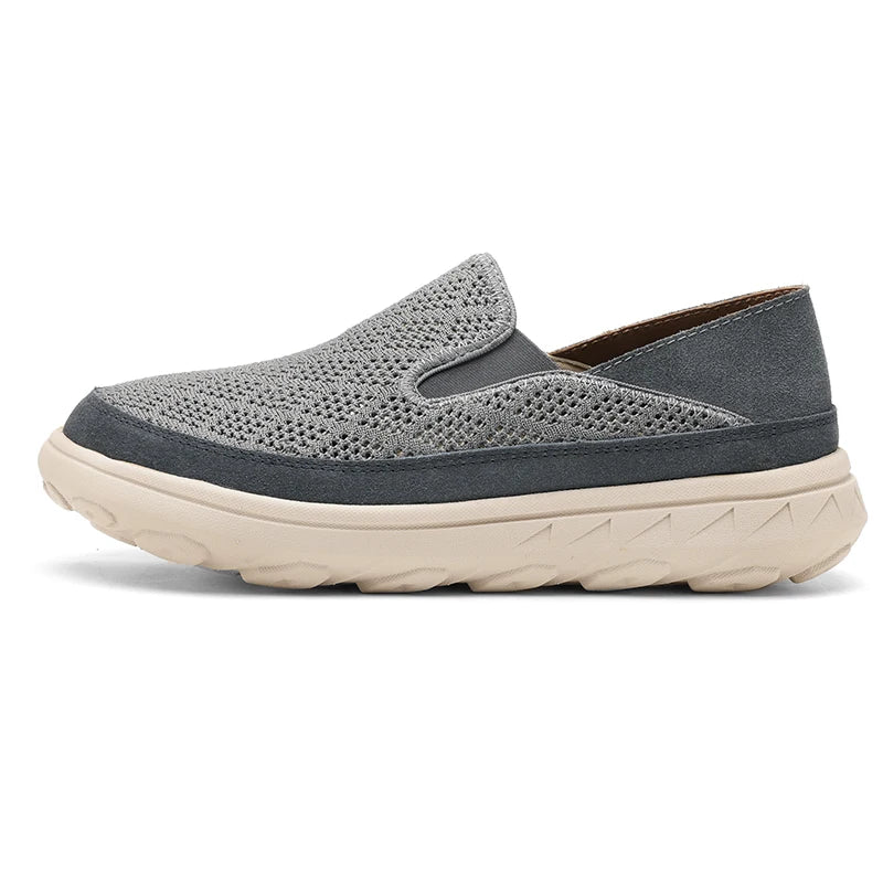 Summer Slip On Mesh Casual Shoes Men Breathable Lightweight Non Leather Shoes Size 38-47 Dropshipping