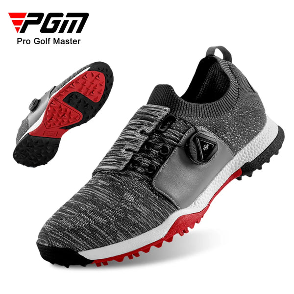 PGM Men's Golf Shoes Summer Mesh Rotating Buckle Lightweight Breathable Sports Shoes Factory Direct Sales XZ182