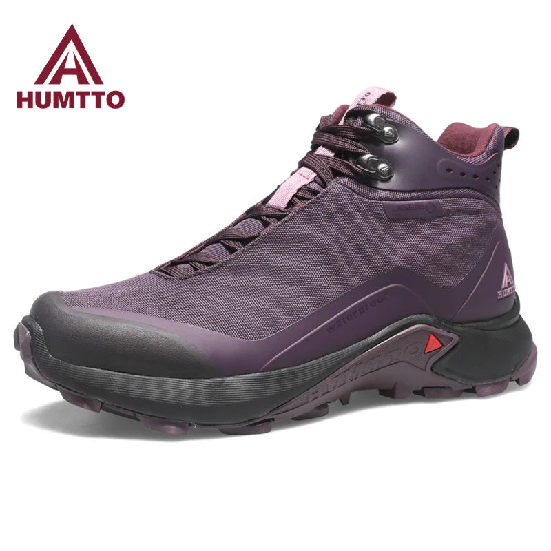 HUMTTO Women Hiking Boots Winter Outdoor Sport Walking Tactical Safety Trekking Shoes Womens Waterproof Sneakers for Woman 2022