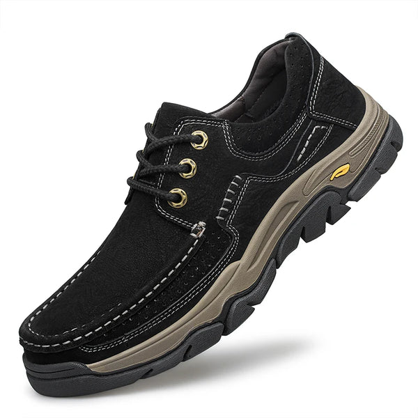 Mens Lace up Casual Leather Shoes Oxfords Handmade Comfortable Walking Work Dress Office Travel Outdoor
